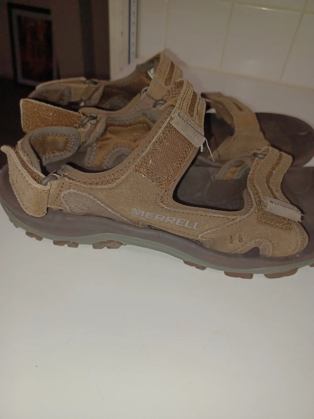 Merrell Brown Adjustable Strap Sandals